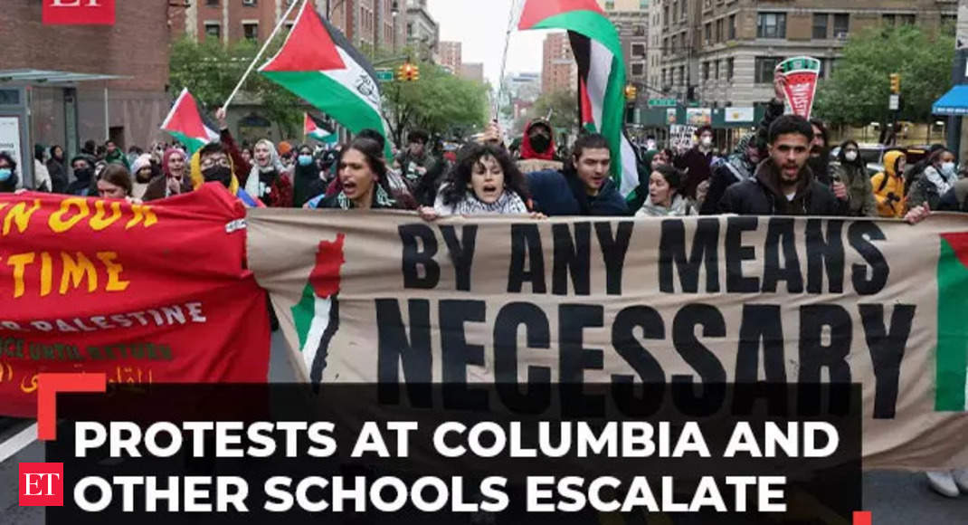 Pro-Palestinian Protest: Columbia University protest continues 6th straight day; tensions flare at other US universities too – The Economic Times Video