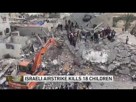 Israeli strikes on southern Gaza city of Rafah kill 22, mostly children, as US advances aid package [Video]