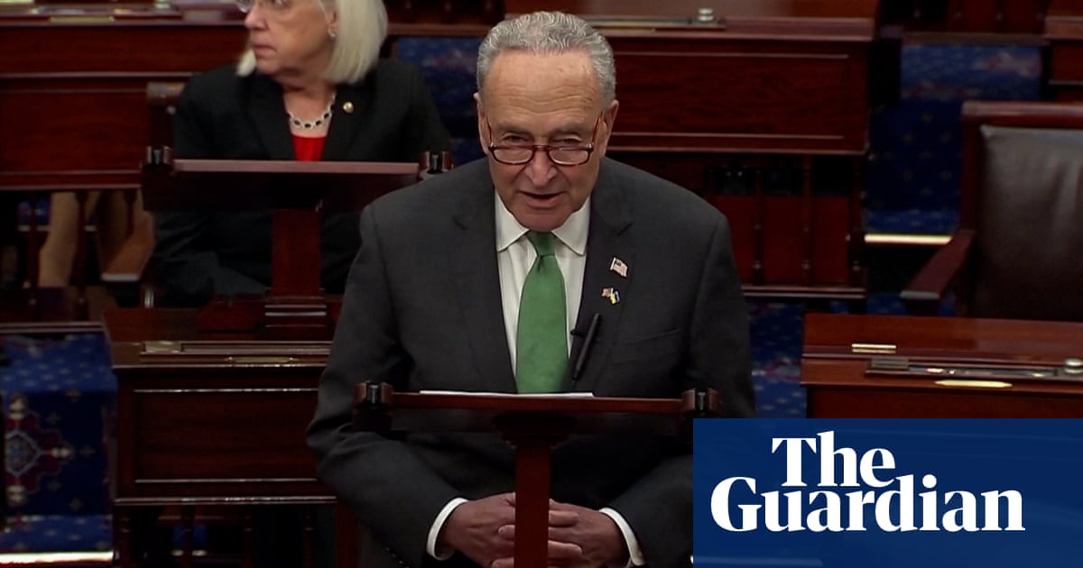 Chuck Schumer lauds Senate’s ‘greatest achievement in years’ as foreign aid bill passes  video | US news