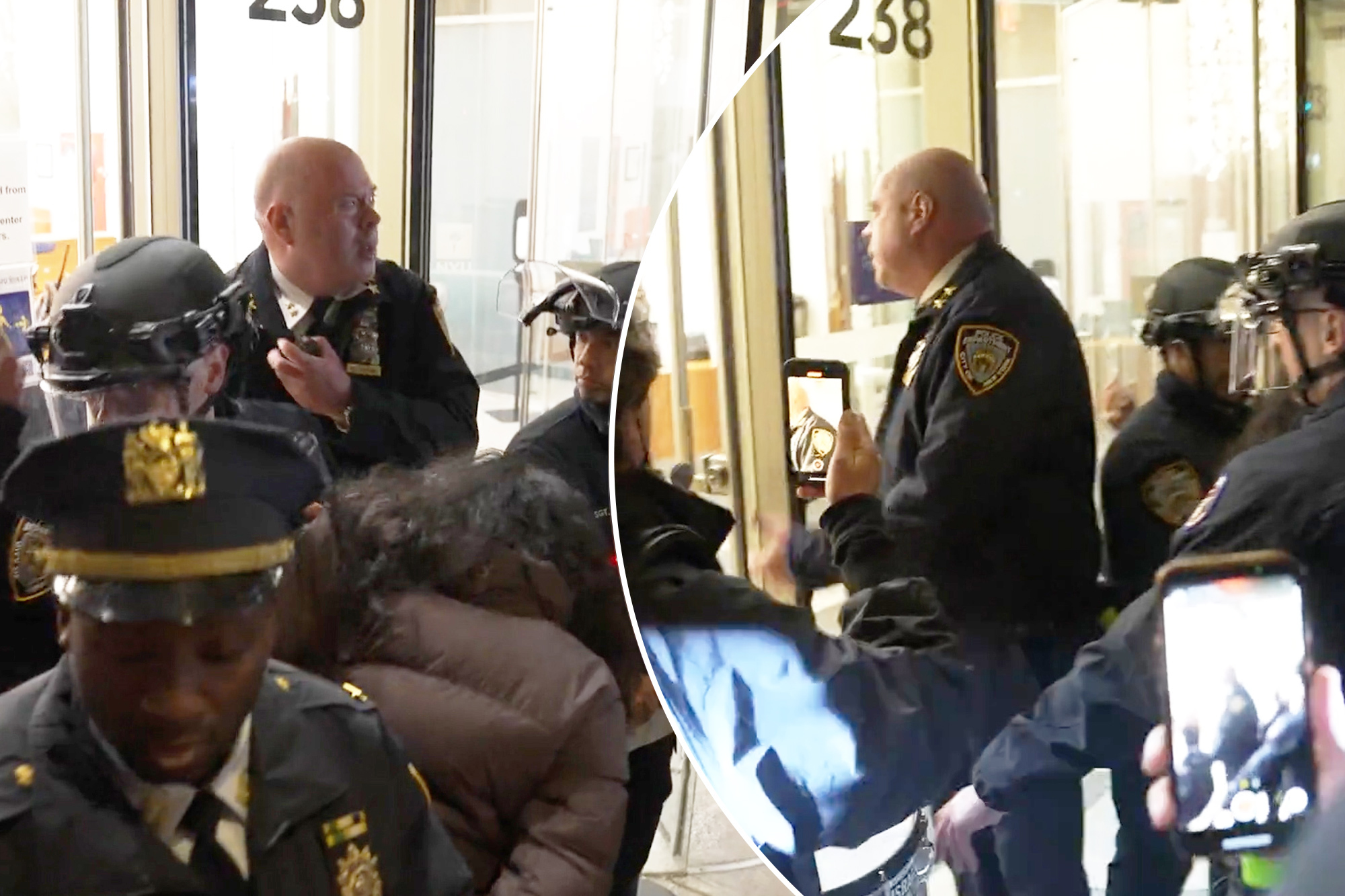 Shocking video shows anti-Israel protesters at NYU swarm NYPD chief and his officers (Video)