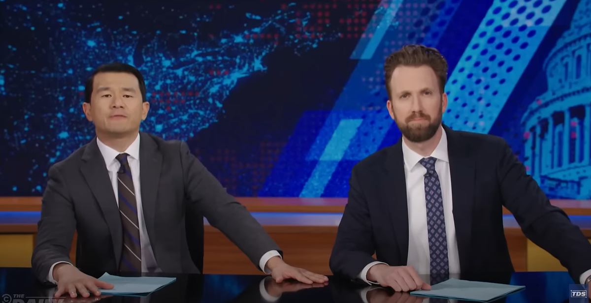 The Daily Show reacts to Trumps response to Bill Barr voting Republican [Video]