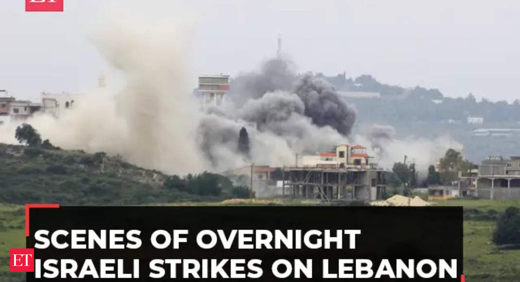 IsraelHezbollah conflict: Scenes of overnight Israeli strikes on southern Lebanon – The Economic Times Video