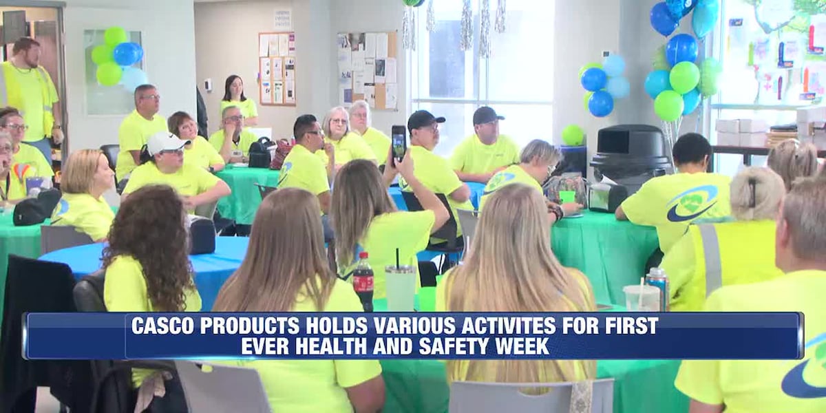 CASCO Products hosts various events for employees; public during first ever We Care Health & Safety Week [Video]