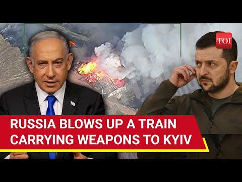 Putin’s Mega Missile Barrage At A Freight Train Carrying Weapons Through Donetsk To Kyiv | Watch [Video]