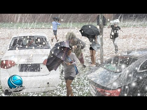 5 Incredible Hail Storms Caught On Camera – Natural Disasters Caught On Camera Around The World. [Video]