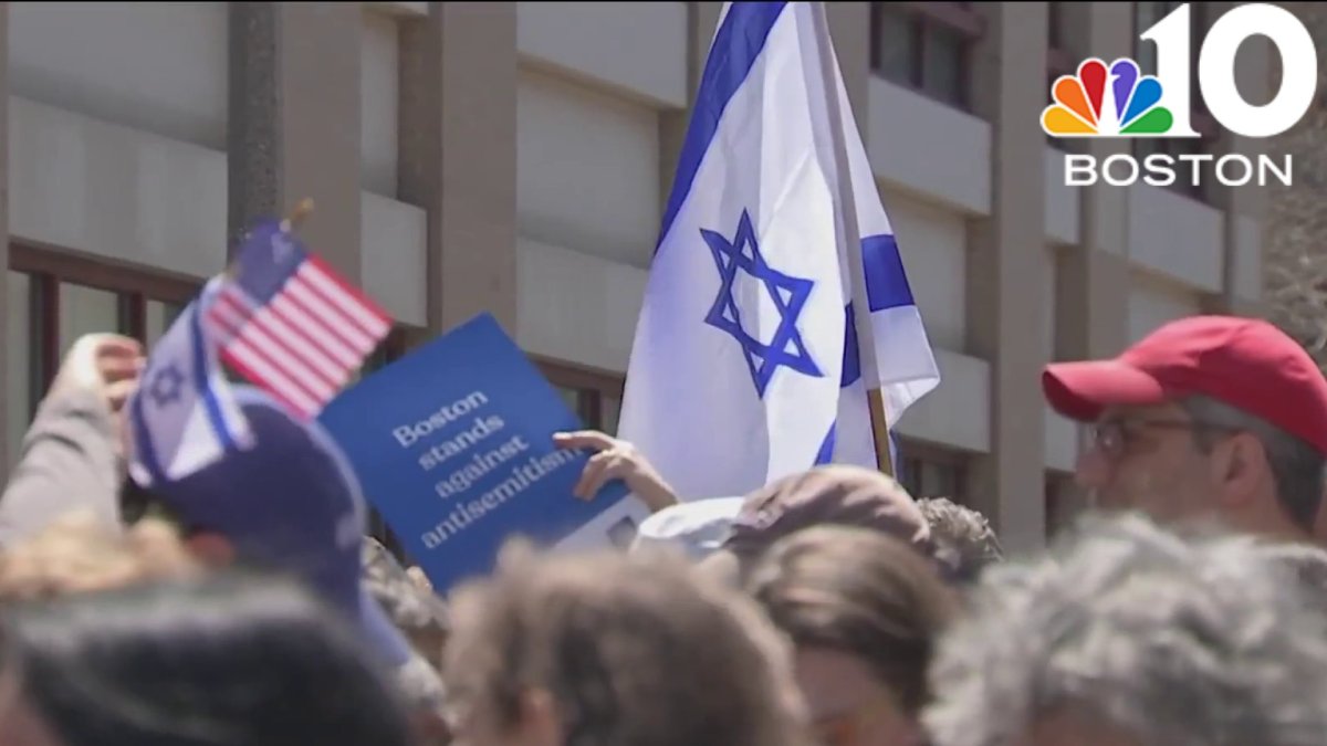 Rally held in Boston in support of Jewish college students  NBC Boston [Video]