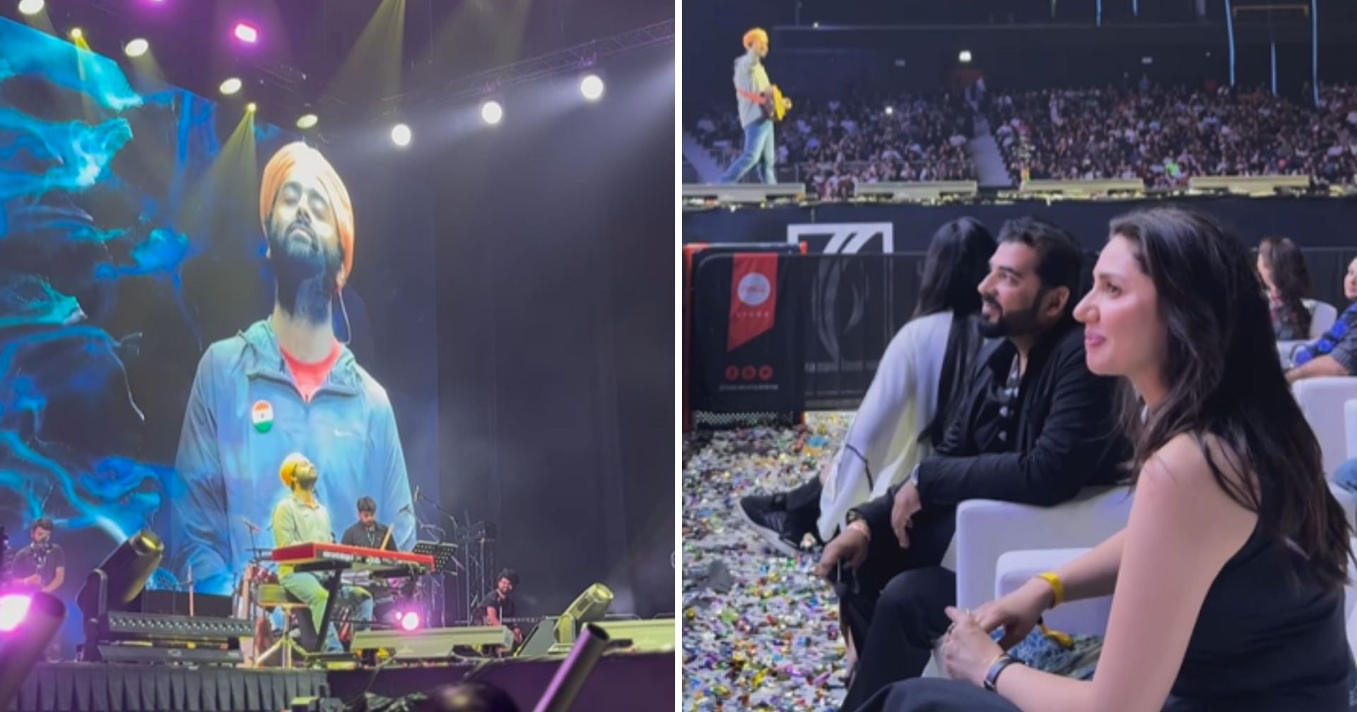 Arijit Singh Spots Mahira Khan at His Dubai Concert; Sings ‘Zaalima’ For Her [Video]