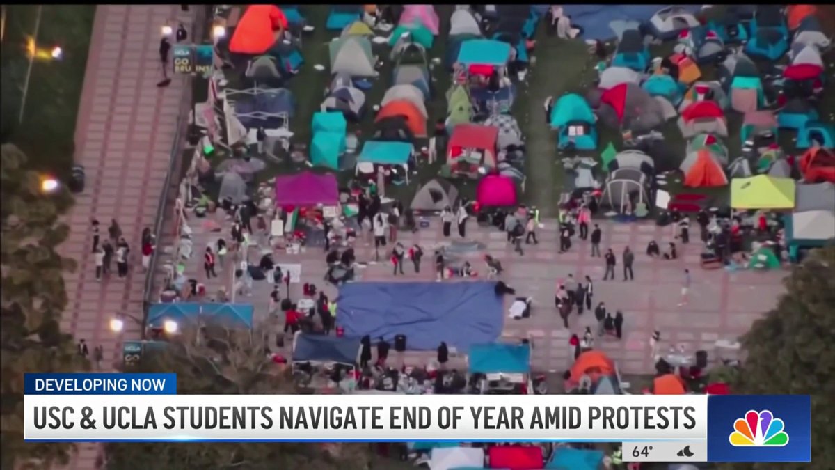 USC, UCLA students navigate end of the year protests  NBC Los Angeles [Video]