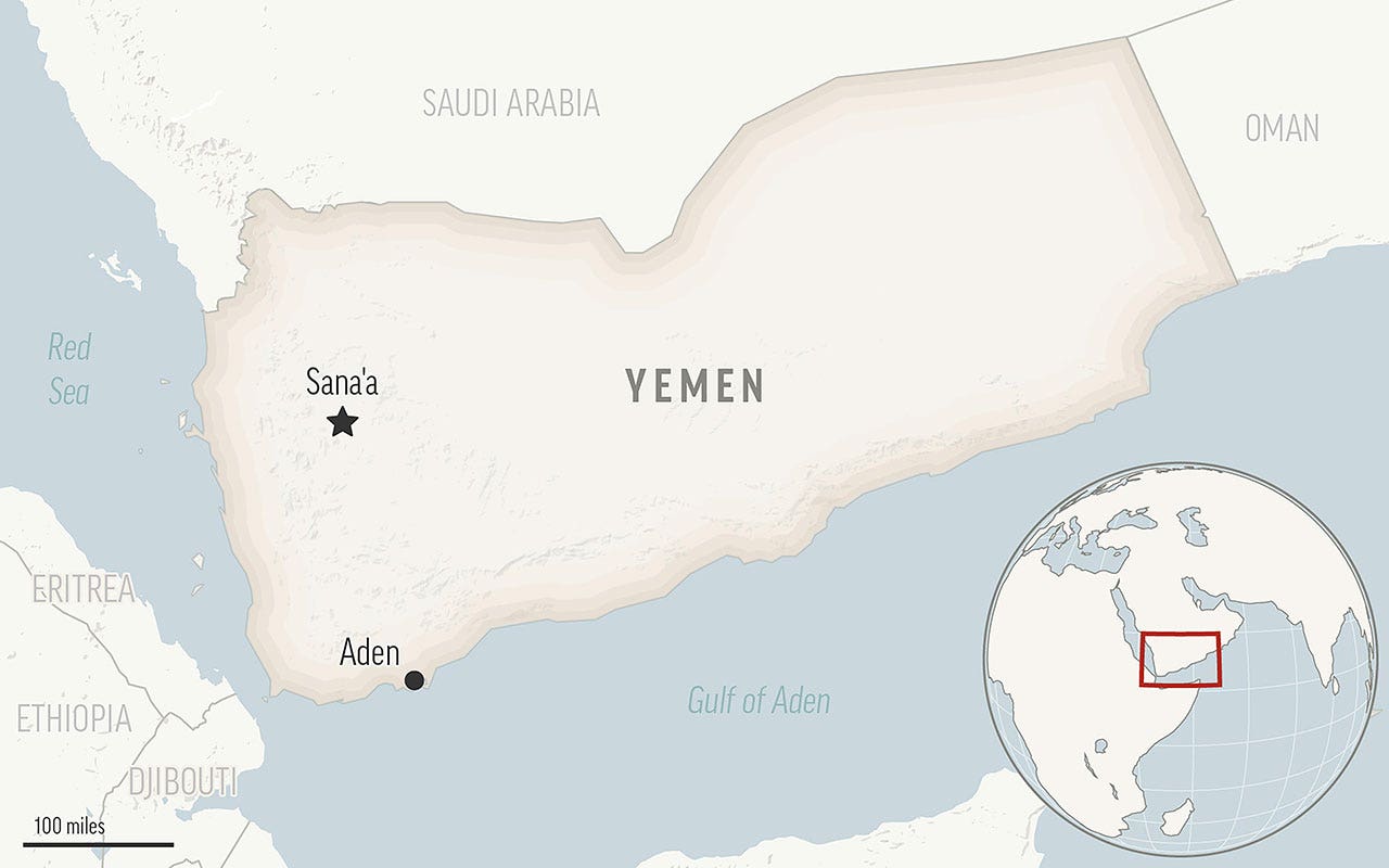 Likely missile attack by Yemen