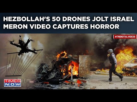Hezbollah Launches 50 Back-To-Back Killer Drones, Missiles To Shock IDF In Overnight Attack | Watch [Video]