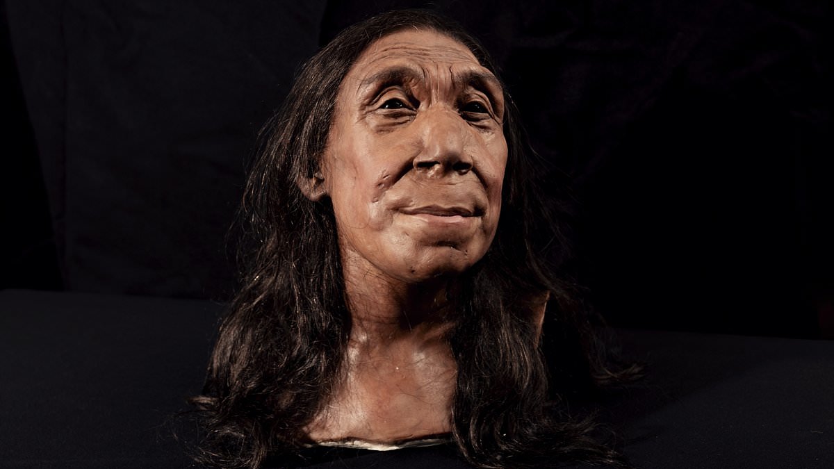 Meet Shanidar Z: Scientists recreate the face of a female Neanderthal whose head was FLATTENED during a rock slide 75,000 years ago [Video]