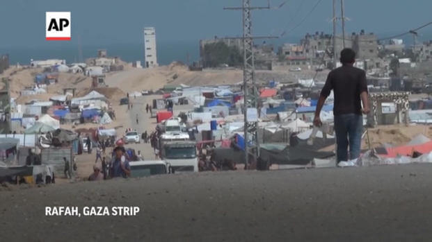 Palestinians in South Gaza Support Cease-Fire Between Israel and Hamas [Video]
