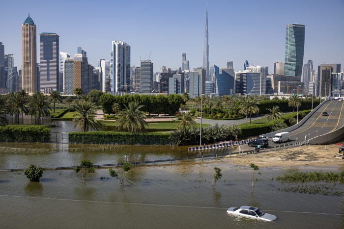 Flights to Dubai disrupted as rain hits the UAE 2 weeks after its heaviest recorded rainfall ever [Video]