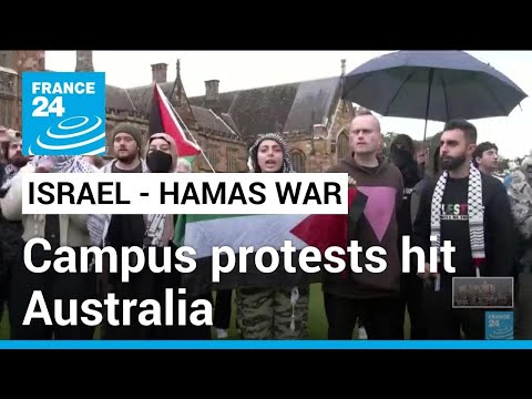 Campus protests over Gaza war hit Australia • FRANCE 24 English [Video]