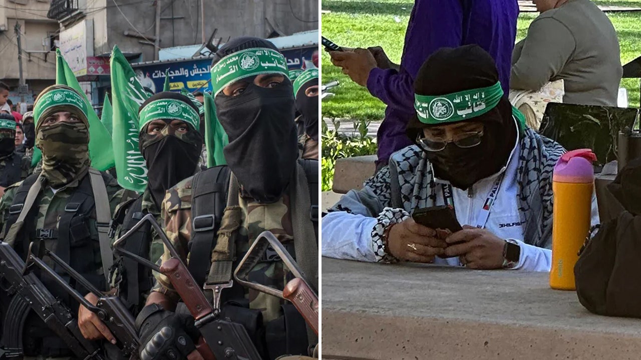 Stanford Jewish student snap image of man wearing Hamas headband [Video]
