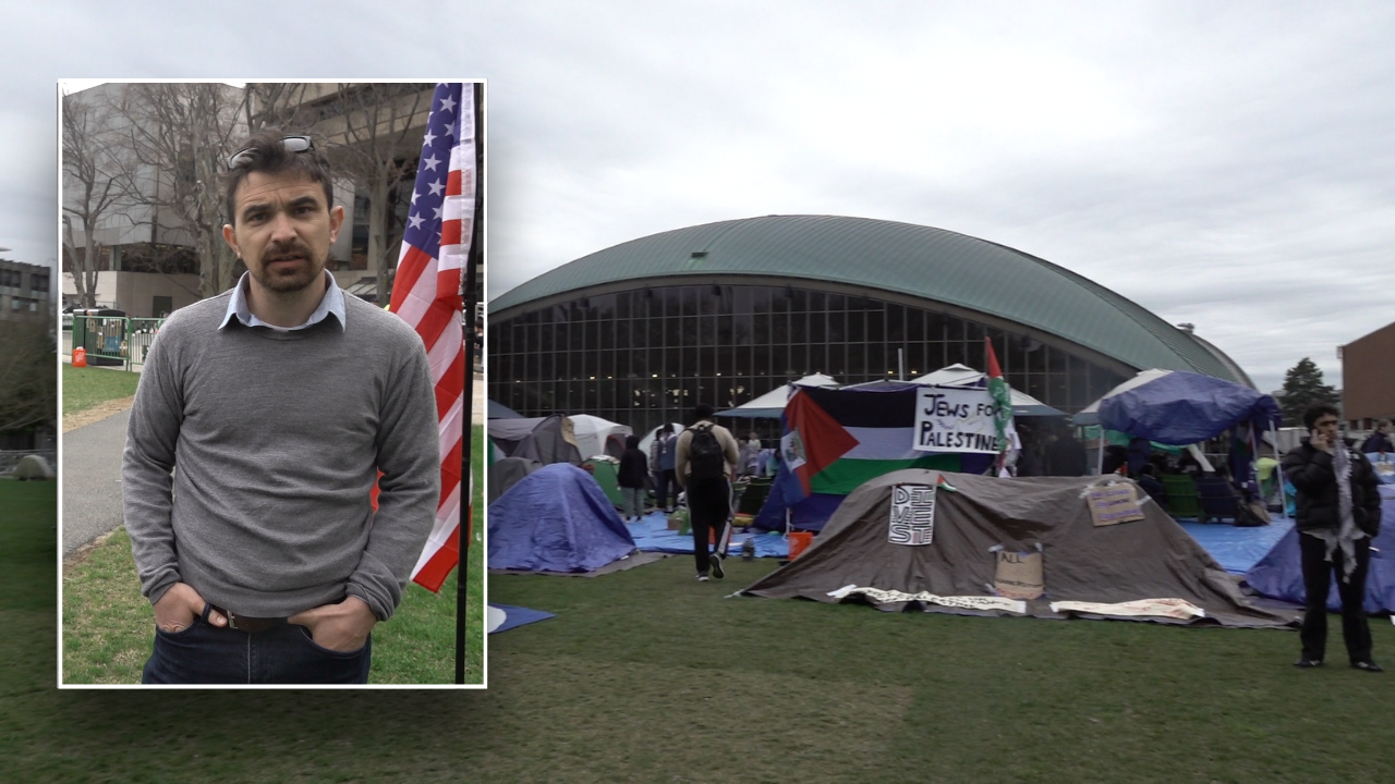 MIT researcher visits encampment, condemns anti-Israel protests and school leaders: We are being harassed [Video]