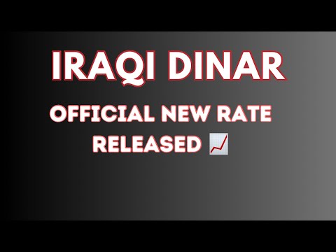 Iraqi Dinar Official New Rate Released 🔥Iraqi Dinar 🔥Iraqi Dinar rate [Video]