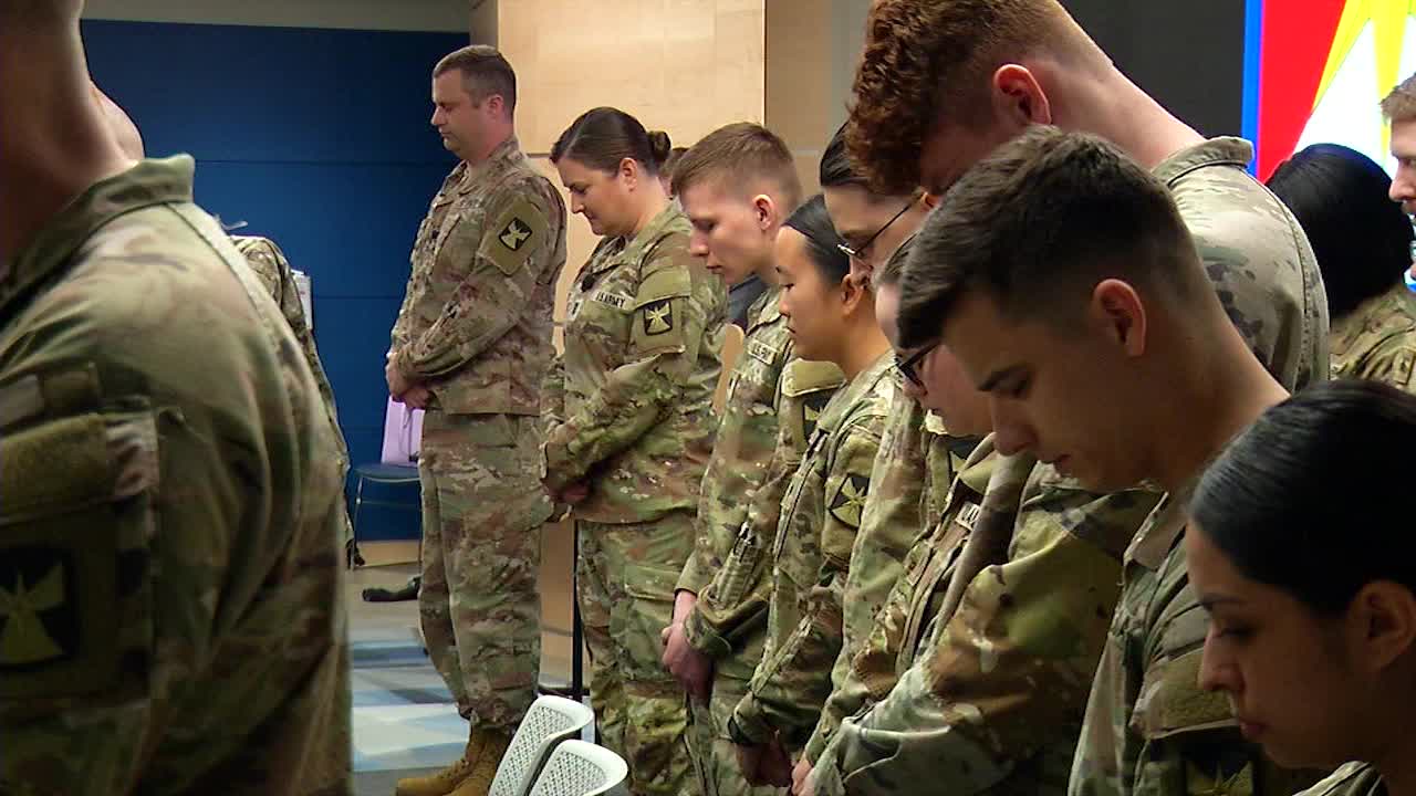 Minnesota National Guard financial soldiers deploy to Middle East [Video]