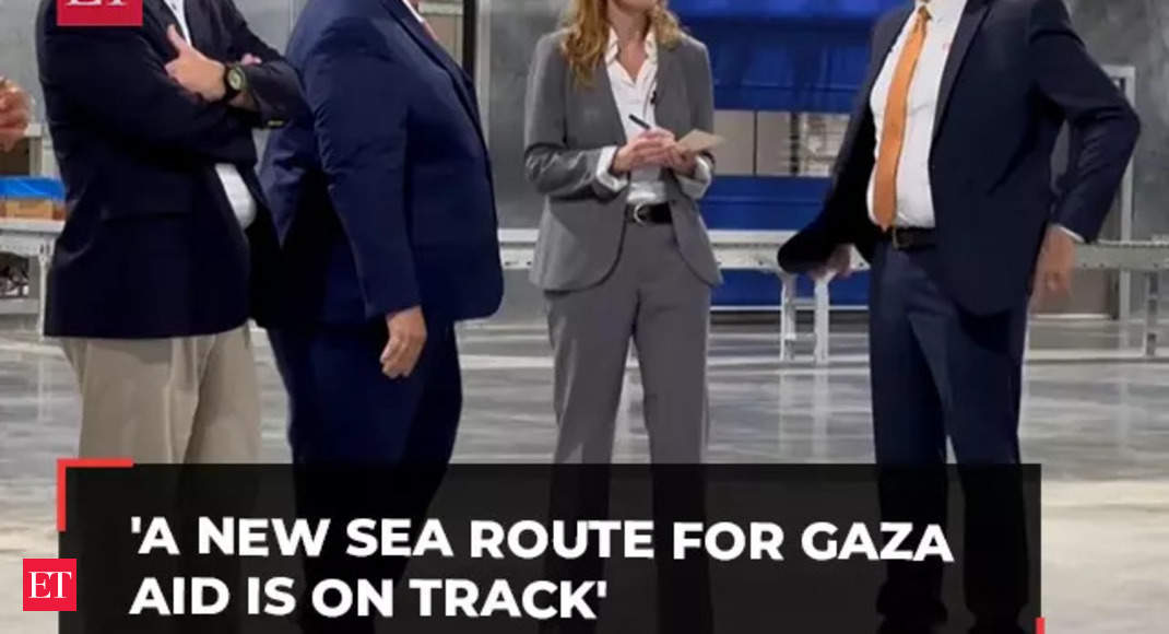 Israeli-Palestinian Conflict: A new sea route for Gaza aid is on track, says USAID – The Economic Times Video