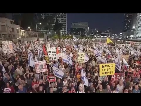 Thousands protest in Israel demanding Hamas deal [Video]