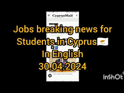 Job breaking news for students in Cyprus🇨🇾 [Video]