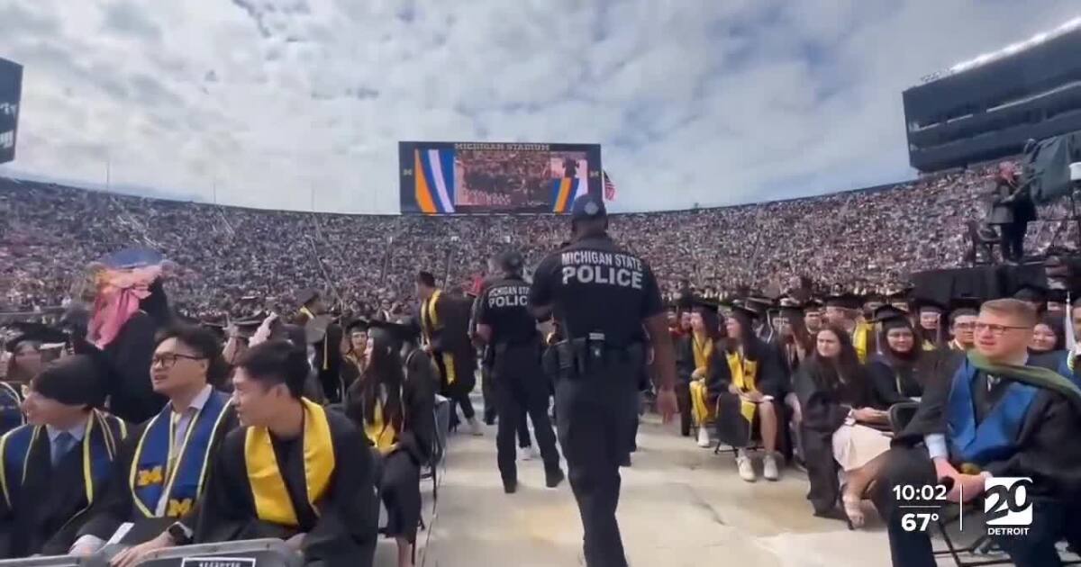 U-M students stage protests amid graduation weekend [Video]