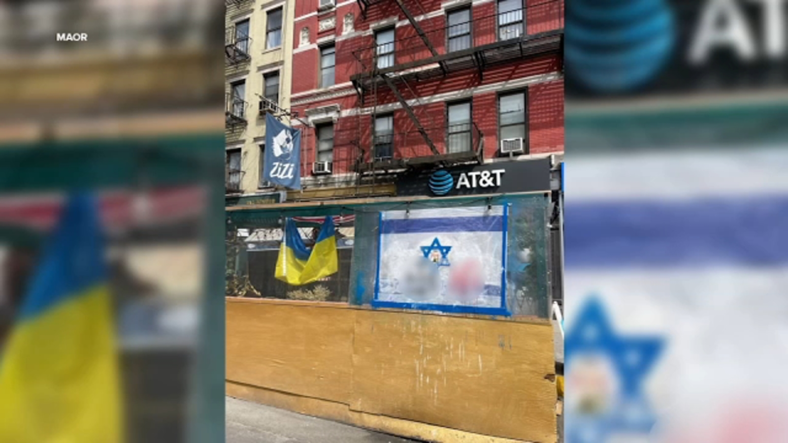 NYC Jewish restaurant owner says swastikas painted, Israeli flag town down in Chelsea [Video]