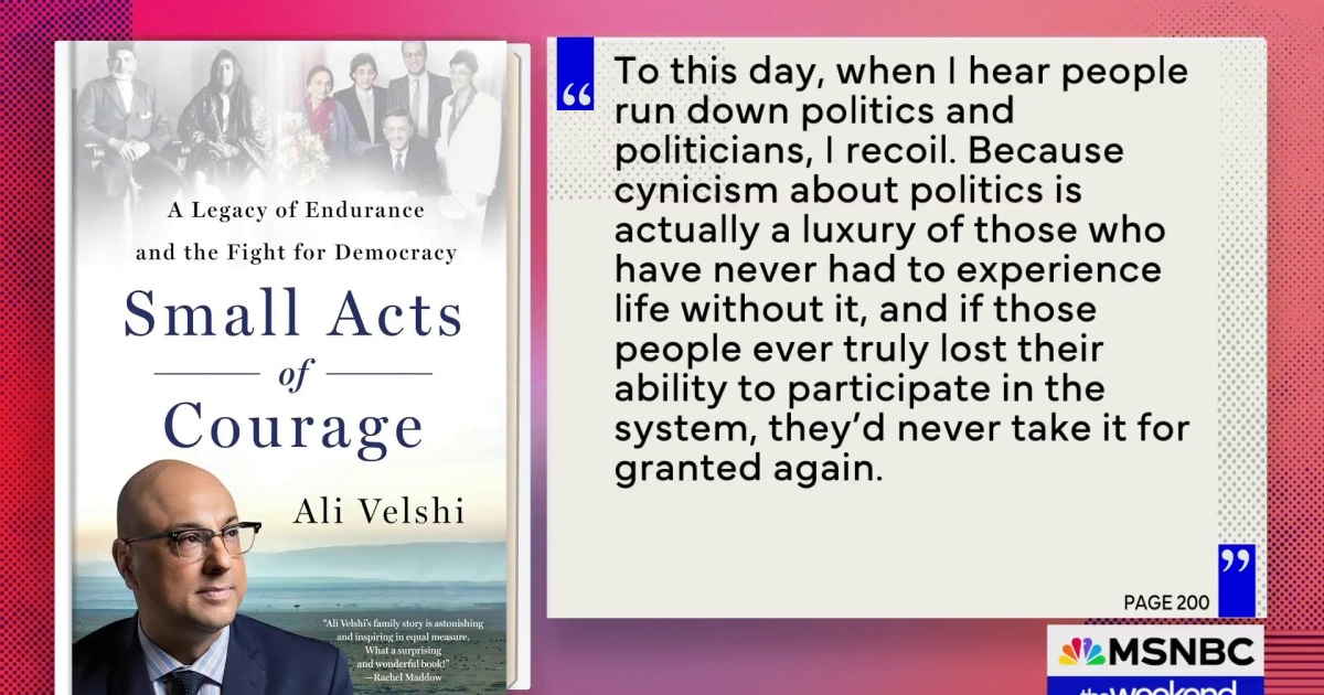 MSNBCs Ali Velshi on his new book ‘Small Acts of Courage’ [Video]