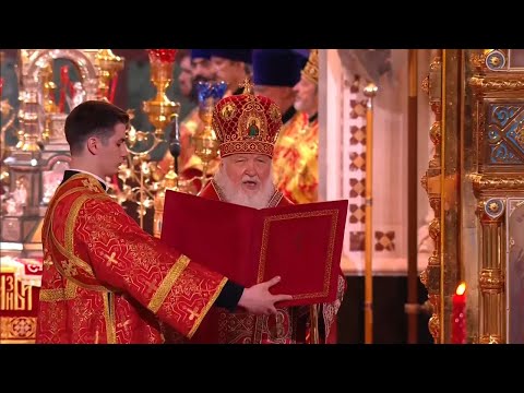 Orthodox Easter liturgy in Moscow’s Christ the Saviour cathedral [Video]