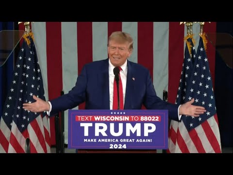 Trump campaigns in Freeland, Michigan [Video]