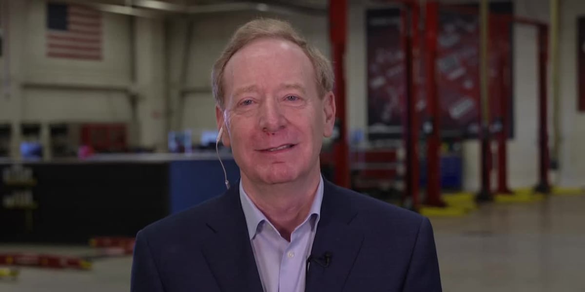 President of Microsoft talks about new data center [Video]