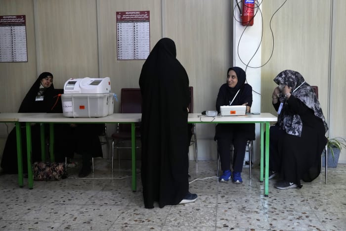 Iranians vote in a parliamentary runoff election after hard-liners dominate initial balloting [Video]
