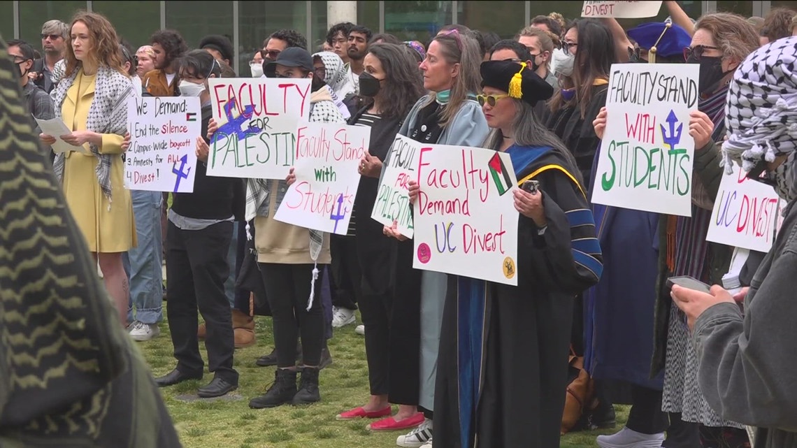 UCSD protests continue with walkout, call for UC system to divest from Israel [Video]