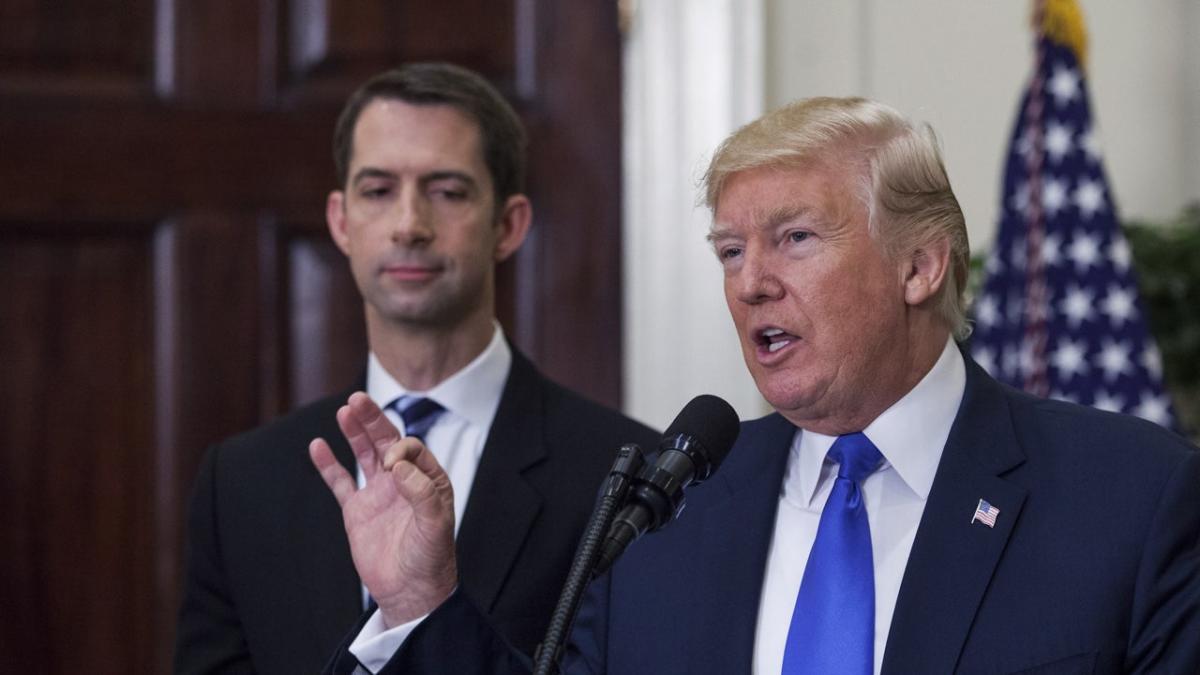 Israel-Hamas war would ‘probably already been over’ if Trump were president, Sen. Tom Cotton says [Video]