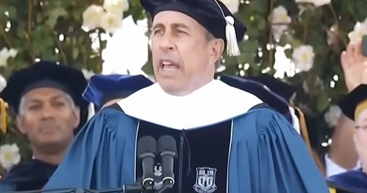 Jerry Seinfeld graduation speech sparks pro-Palestine walkout on college campus | Celebrity News | Showbiz & TV [Video]