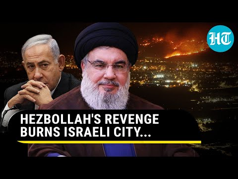 Hezbollah Rains ‘Hellfire’ On Israeli City; 35 Katyusha Rockets Pound IDF Army Base | Watch [Video]