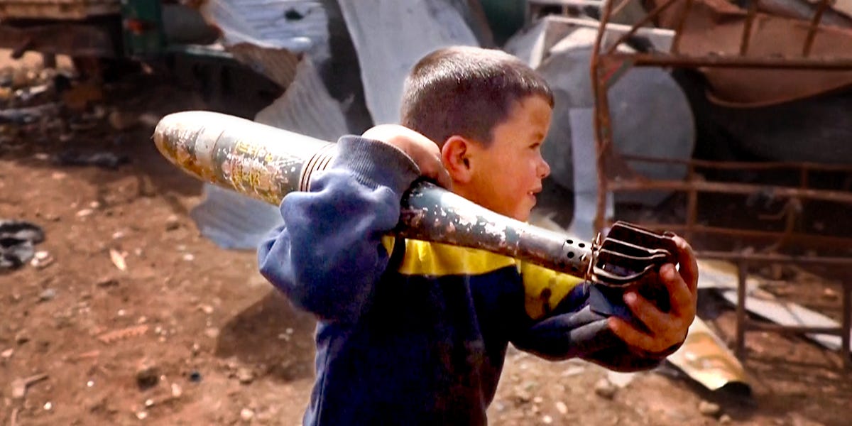 Why Kids Risk Getting Buried Alive by Trash in Syria