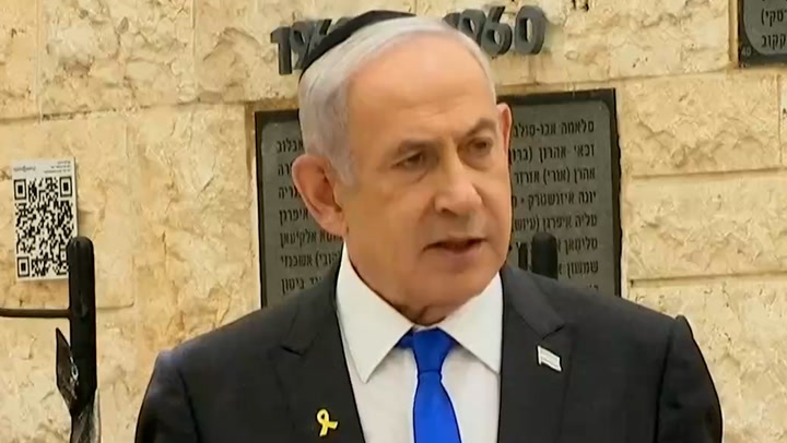 Netanyahu heckled by chants of you took my children onMemorial Day | News [Video]