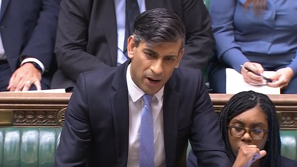 ‘Independence is literally their entire purpose’: Rishi Sunak mocks SNP at PMQs for demanding he say sorry for listing nationalists’ Scottish separatism drive as a danger to the future of the UK [Video]