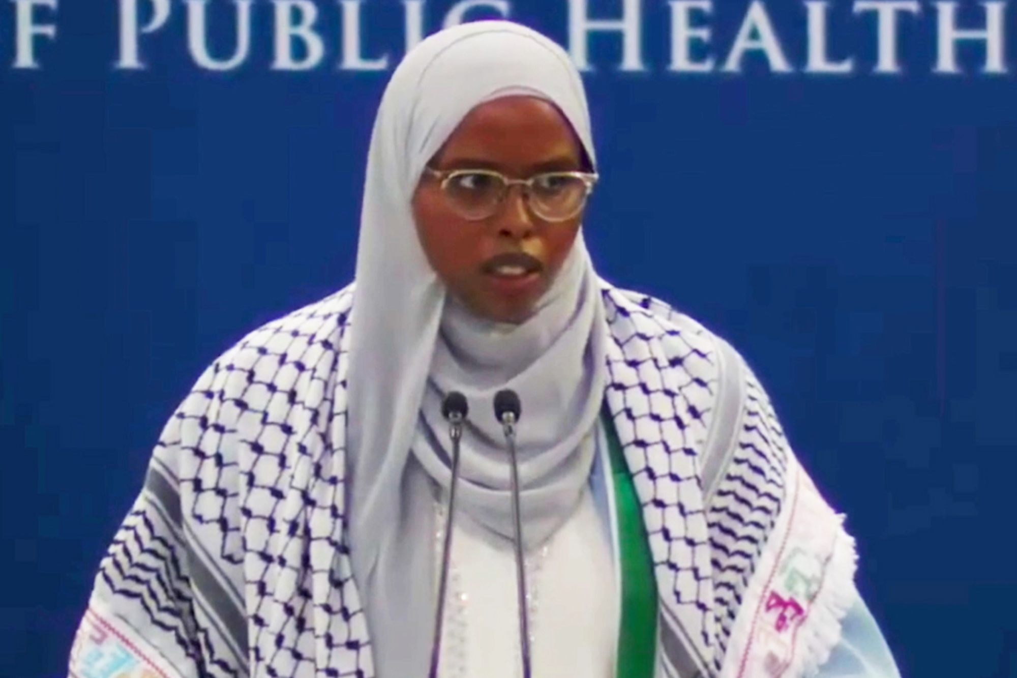 Microphone cuts off during Columbia grads anti-Israel commencement speech rant (Video)