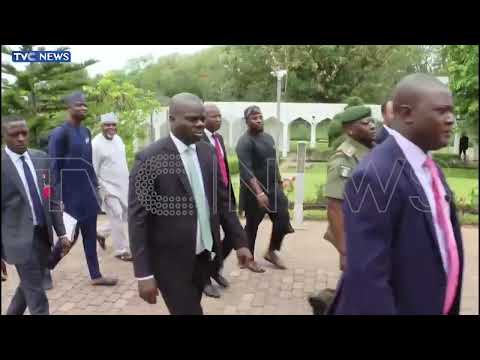 WATCH: President Tinubu Arrives Office After His Return From Netherlands, Saudi Arabia [Video]