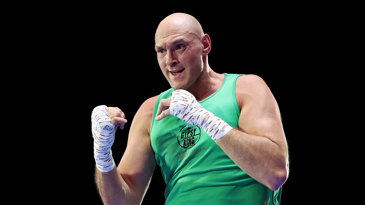JEFF POWELL: As Tyson Fury banks an ‘obscene’ 100m for this fight, pity greats such as the Brown Bomber who died penniless [Video]