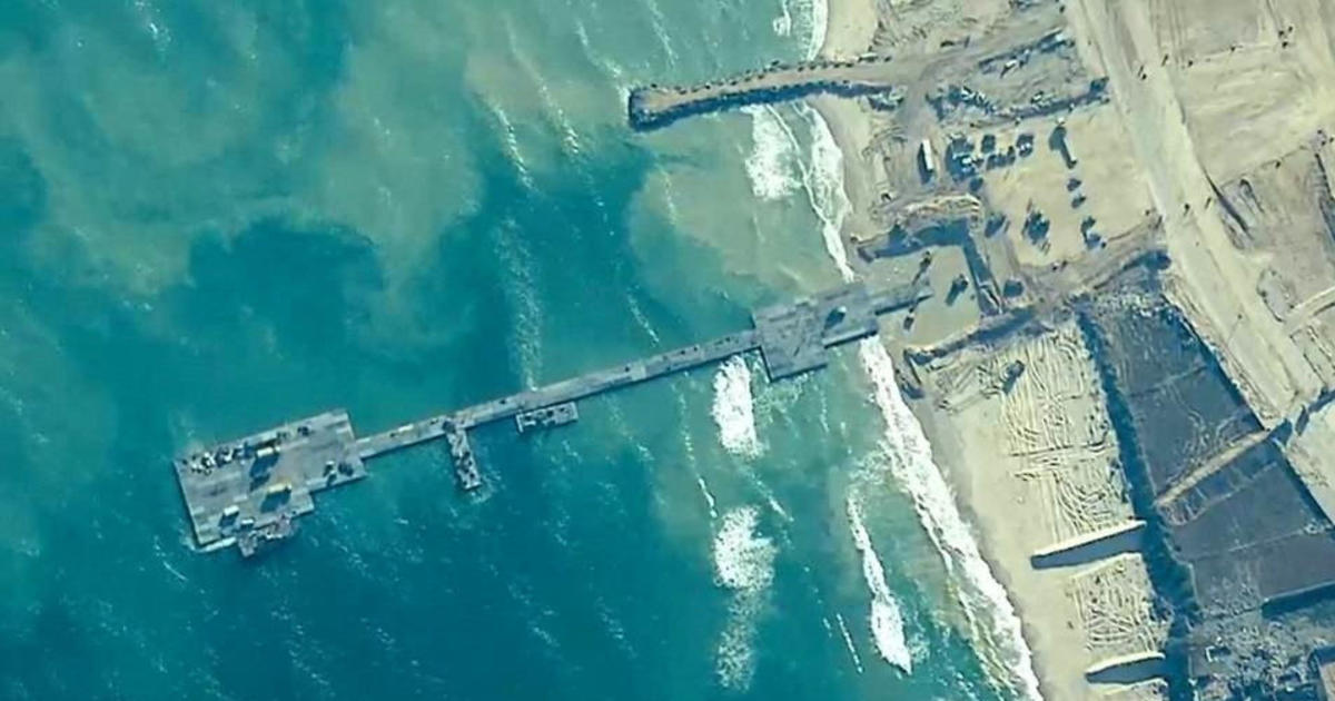Aid starts flowing into Gaza Strip across temporary floating pier U.S. just finished building [Video]