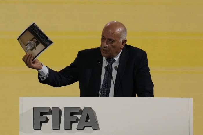 FIFA to seek legal advice on Palestinian proposal to suspend Israel from international soccer [Video]