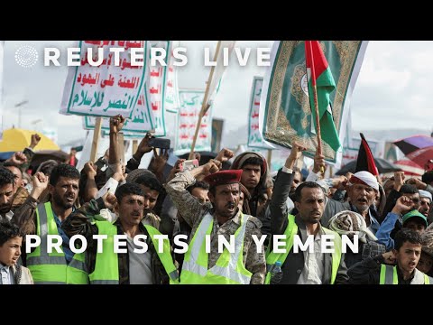 LIVE: Protesters in Yemen rally in solidarity with Gaza [Video]