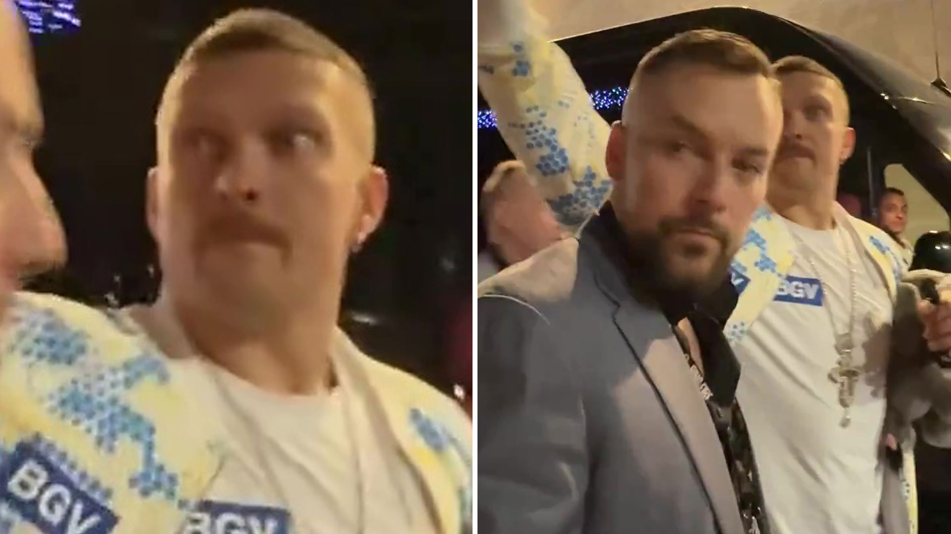 Fans demand Oleksandr Usyk ‘given the belts already’ after spotting what he brought with him to Tyson Fury fight [Video]