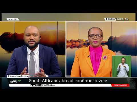 Elections 2024 | South Africans abroad vote - Sophie Mokoena shares more [Video]