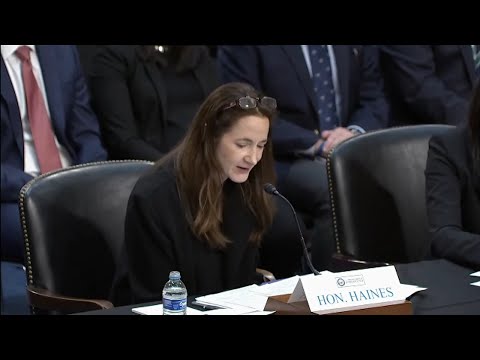 USA ELECTION : Avril Haines testifies in Senate hearing on election threats [Video]