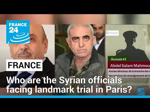 Who are the Syrian officials facing war crimes trial in Paris court? • FRANCE 24 English [Video]