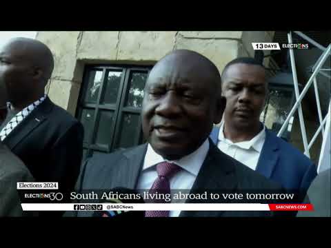 Elections 2024 | South Africans living abroad to vote Friday [Video]
